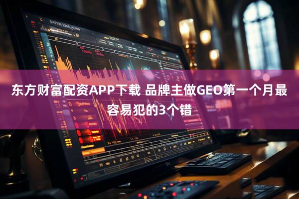 东方财富配资APP下载 品牌主做GEO第一个月最容易犯的3个错