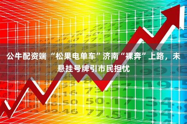 公牛配资端 “松果电单车”济南“裸奔”上路，未悬挂号牌引市民担忧
